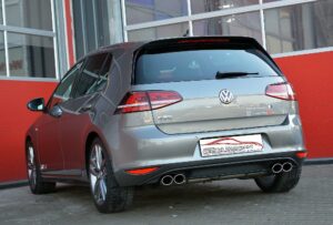 Friedrich Motorsport 76mm Sportauspuff Anlage für VW Golf 7 Front GTD 2.0l TDI