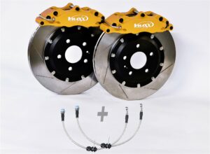 V-Maxx Big Brake Kit 290mm Bremsanlage Bremsen Set für Fiat 500 Typ 312 bis 51kW 20FI29001X-gelb