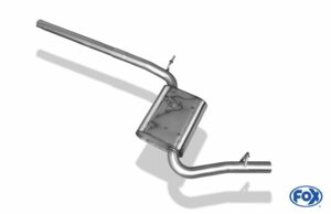 Fox Vorschalldämpfer Auspuff Sportauspuff für Audi A4 Typ B6 - 1.6l