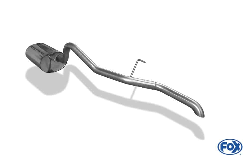 Fox Auspuff Sportauspuff Sportendschalldämpfer für Mitsubishi L200 - K60T 2