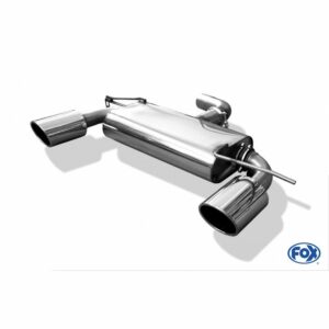 Fox Auspuff Sportauspuff Duplex Sportendschalldämpfer für VW Golf V GTD 2.0 TDI
