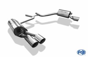 Fox Duplex Auspuff Sportauspuff Komplettanlage für Mercedes CLS C219 3.0l CDI