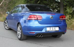 Fox Auspuff Sportauspuff Komplettanlage für VW Eos 1F - Facelift 1.4l TSI