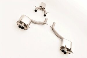 Friedrich Motorsport 70mm Duplex Auspuff Sportauspuff Anlage für Mercedes W204 881611D