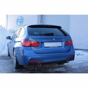 Fox Duplex Auspuff Sportauspuff Sportendschalldämpfer für BMW F30/31 330d 3.0l D