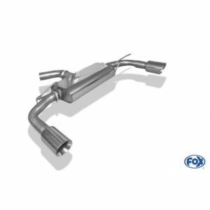 Fox Auspuff Sportauspuff Duplex Komplettanlage für VW Beetle 16 2.0l VW101005-293-KO