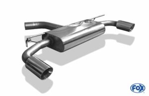 Fox Duplex Auspuff Sportauspuff für VW Golf VII 1.2l 1.4l 1.6l 2.0l VW056045-291