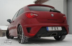 Fox Auspuff Sportauspuff Komplettanlage für Seat Ibiza 6J Cupra + Facelift 1.4l