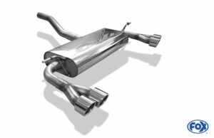 Fox Duplex Auspuff Sportauspuff Sportendschalldämpfer für Mercedes A-Klasse/ MB022003-128