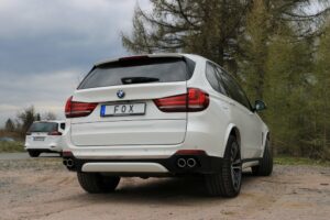 Fox Duplex Auspuff Sportauspuff Sportendschalldämpfer für BMW X5 F15 4.4l 330kW