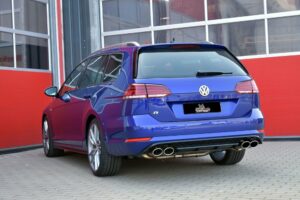 Streetbeast Sportauspuff 76mm Duplex-Anlage Klappensteuerung für VW Golf VII