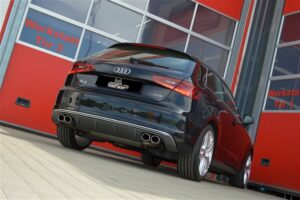 Streetbeast Sportauspuff 76mm Duplex-Anlage mit Soundgenerator für Audi A3 8V Friedrich Motorsport SBAU50AD-X3-X