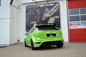 Streetbeast Sportauspuff 76mm Duplex-Anlage Klappensteuerung für Ford Focus 2 RS