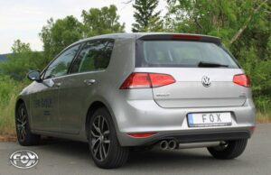 Fox Auspuff Sportauspuff Komplettanlage für VW Golf VII 1.2l 1.4l 1.6l 2.0l VW056007-290-KO