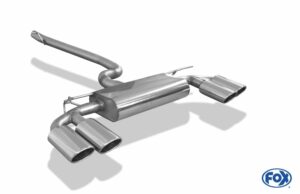 Fox Duplex Auspuff Sportauspuff für VW Golf VII 4-Motion 2.0l TDI 110kW VW056085-348