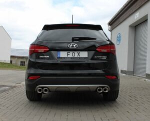 Fox Duplex Endrohrsystem für Hyundai Santa Fé 4x4 - DM 2.2l D 145kW HY122000-664