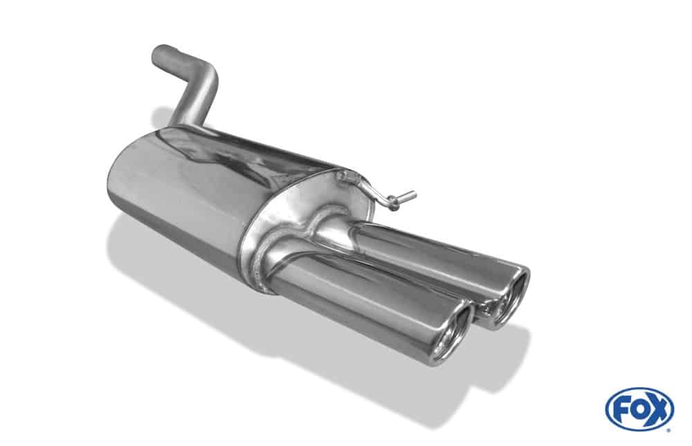 Fox Auspuff Sportauspuff Sportendschalldämpfer für Skoda Octavia Typ 1Z 2.0l TDI SK061062-148