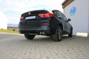 Fox Duplex Auspuff Sportauspuff Endschalldämpfer für BMW X4 F26 - 20d/ 30d BM170005-152