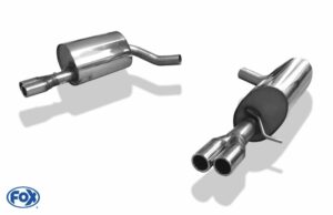 Fox Duplex Auspuff Sportauspuff Komplettanlage für Jaguar S-Type R 4.2l 291kW JA030003-044-KO