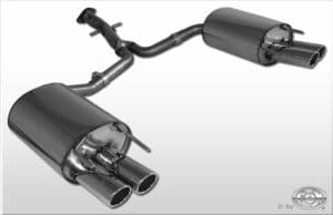 Fox Duplex Auspuff Sportauspuff Sportendschalldämpfer für Lexus IS C 250 Cabrio LE011064-148