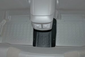 Carbox Tunnelabdeckung Gummimatte Fußmatte hinten für Ford Mondeo Stufenheck MK5
