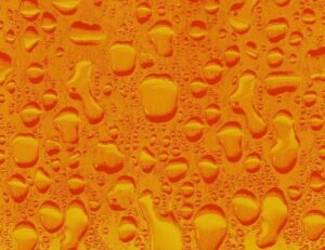 Wassertransferdruck WTD Starterset klein Wassertropfen orange Film Folie CD-42
