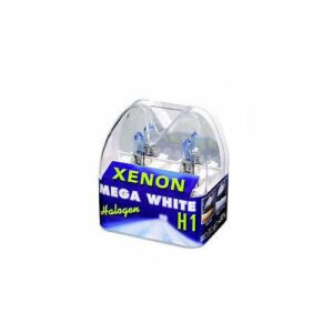 XENON LIGHT H1 55W SUPER WHITE GLÜHLAMPEN GLÜHBIRNE MEGA WHITE 2er SET