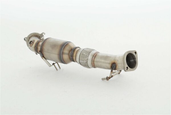 Friedrich Motorsport 76mm Downpipe + 200 Zellen HJS Sport-Kat für Ford Focus III