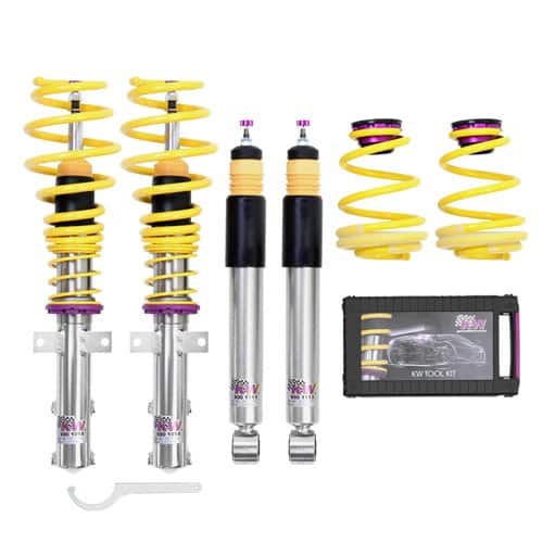 KW Gewindefahrwerk V2 Variante 2 INOX für VW Golf VI 1K mit DCC Limo 4motion
