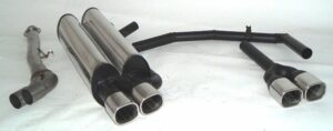Friedrich Motorsport Gruppe A Duplex Sportauspuff für BMW E36 Bj.90-98 Limo 316i
