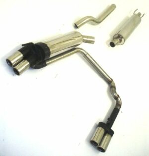 Friedrich Motorsport Gruppe A Duplex Sportauspuff für Opel Tigra A 95-2000 1.4l