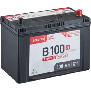 Accurat Basic Asia B100 J1 Autobatterie 100Ah