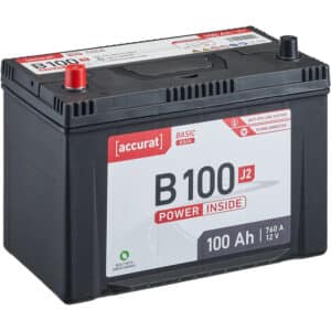 Accurat Basic Asia B100 J2 Autobatterie 100Ah