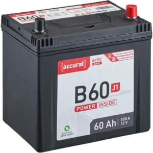 Accurat Basic Asia B60 J1 Autobatterie 60Ah