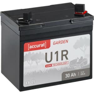 Accurat Garden U1R AGM 12V Rasentraktor-Batterie 30Ah
