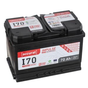 Accurat Impulse I70 Autobatterie 70Ah AGM Start-Stop