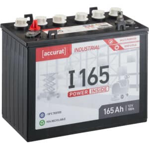Accurat Industrial I165 12V 165Ah Versorgungsbatterie