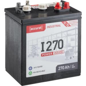 Accurat Industrial I270 6V 270Ah Versorgungsbatterie