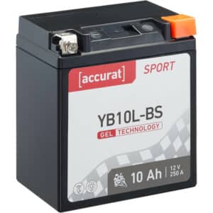 Accurat Sport GEL YB10L-BS Motorradbatterie 10Ah 12V
