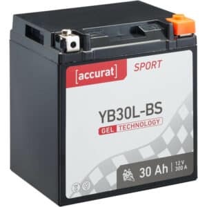 Accurat Sport GEL YB30L-BS Motorradbatterie 30Ah 12V