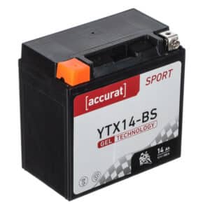 Accurat Sport GEL YTX14-BS Motorradbatterie 14Ah 12V