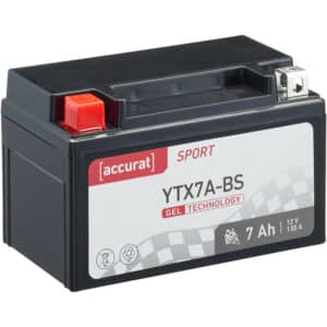 Accurat Sport GEL YTX7A-BS Motorradbatterie 7Ah 12V