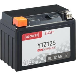 Accurat Sport GEL YTZ12S Motorradbatterie 12Ah 12V