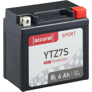 Accurat Sport GEL YTZ7S Motorradbatterie 6Ah 12V