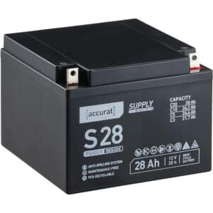 Accurat Supply S28 12V 28Ah AGM Bleiakku