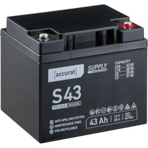 Accurat Supply S43 AGM Bleiakku 43 Ah