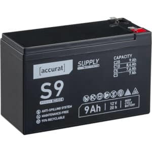 Accurat Supply S9 12V AGM Bleiakku 9Ah