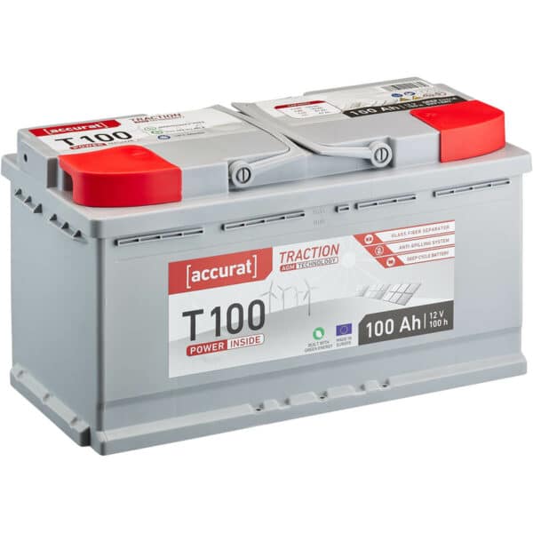 Accurat Traction T100 AGM Versorgungsbatterie 100Ah