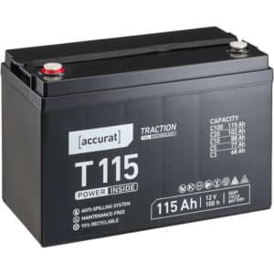 Accurat Traction T115 12V GEL Versorgungsbatterie 115Ah