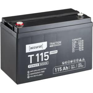 Accurat Traction T115 Carbon AGM Bleiakku 115Ah